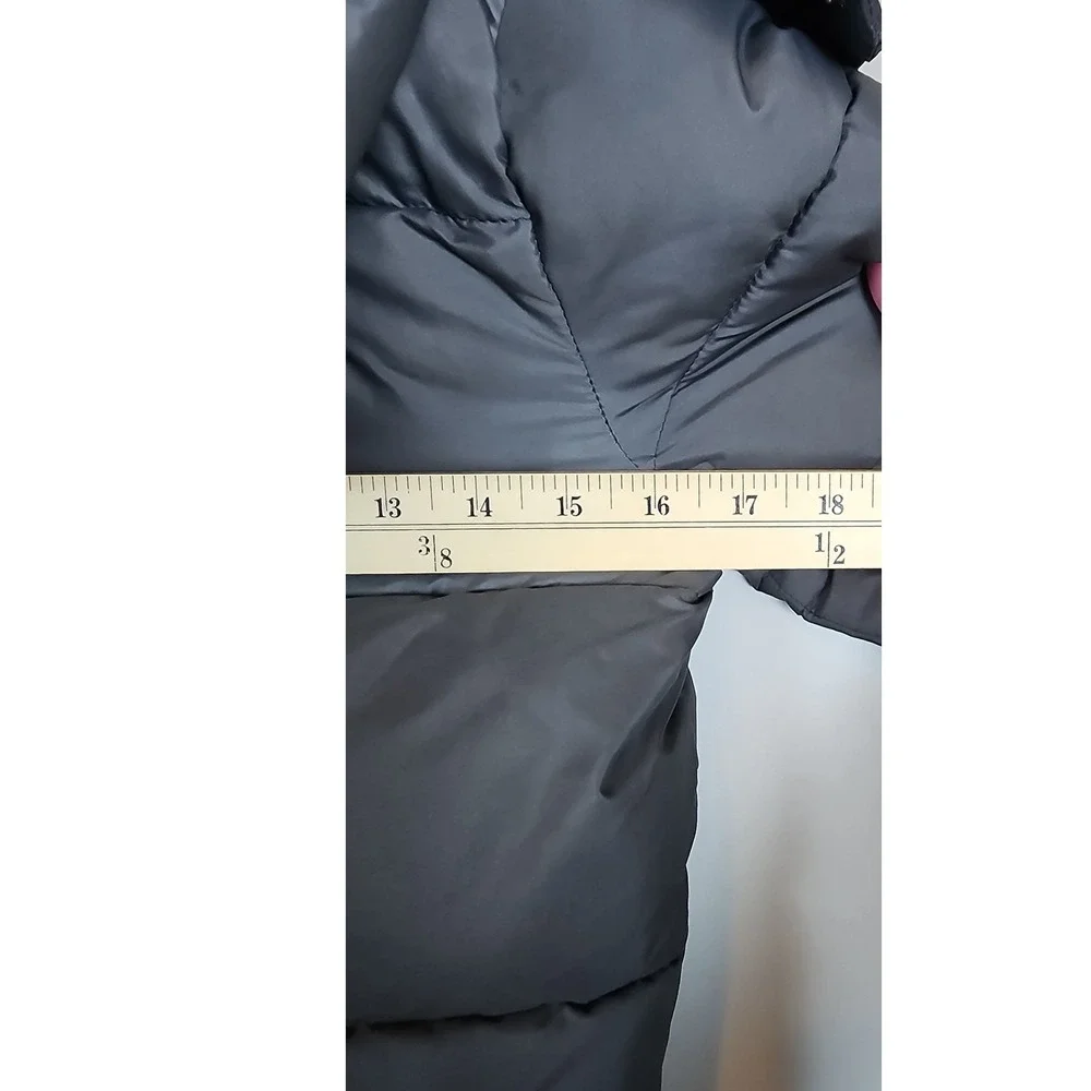 GAP Kids‎ Cold Control Max Puffer Jacket Gray Ombre Sherpa Lined Hood Size S